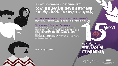 Cartell Jornada institucional Dia Dones Treballadores